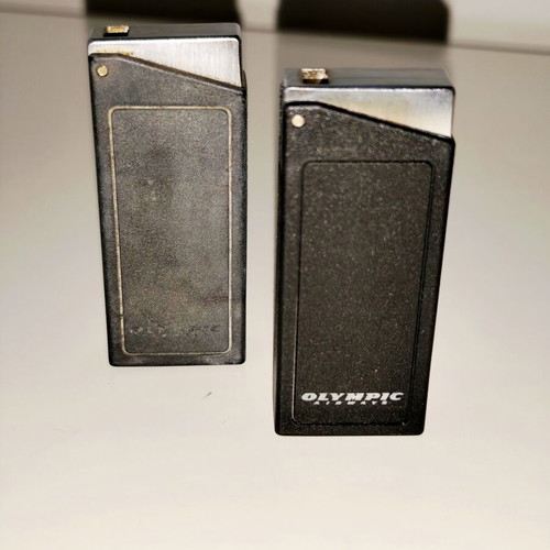 Ibelo vintage lighter set used, Olympic Airways, West Germany, 2 pcs
