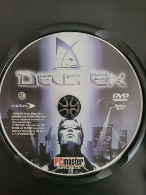 Deus Ex PC game used, DVD from PC Master 2006