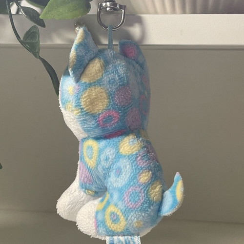 TY Plush Clip Husky Unicorn 10cm like new