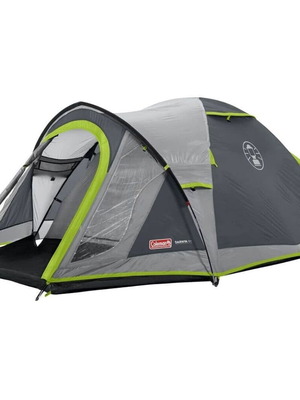 Coleman Darwin 4 Plus σκηνή κάμπινγκ μεταχειρισμένη, πράσινη, 4 εποχών για 4 άτομα