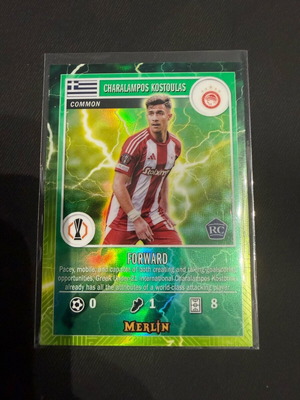2024-25 Topps Merlin Charalampos Kostoulas card like new