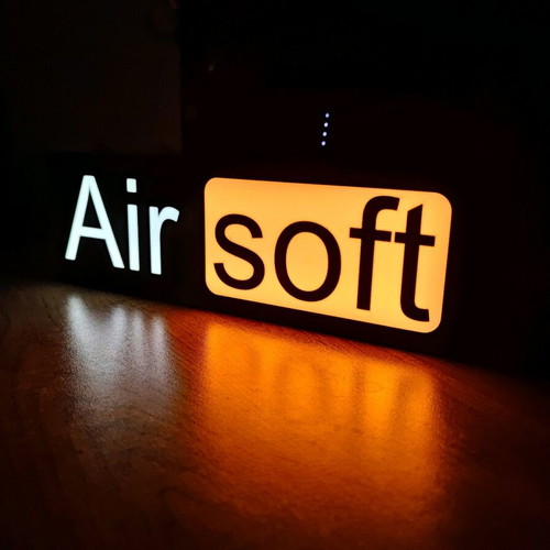 Airsoft lamp new, 3d print design