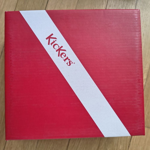 Kickers baby shoes size 22, leather, non-slip sole