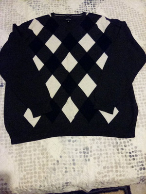 Pullover like new XXL black and gray