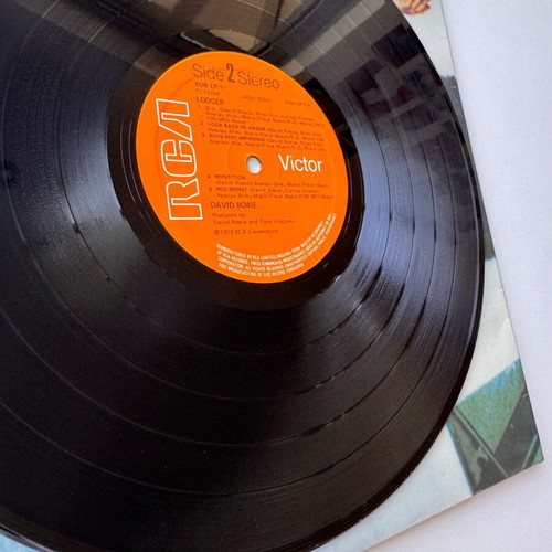 David Bowie Lodger LP used, 1st UK gatefold 1979