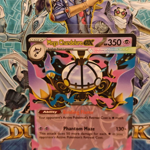Mega Chandelure ex PBL038 Double Rare card like new