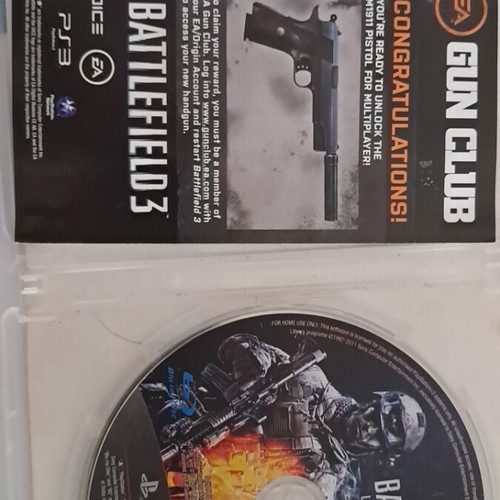 Battlefield 3 PS3 game like new, no scratches