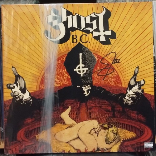 Ghost B.C. Infestissumam 2013 LP red vinyl near mint signed