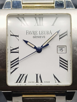 Favre Leuba Tank Genève Ref. F45-100 Swiss quartz watch