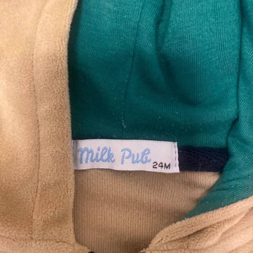 Velvet boys' tracksuit used, 24 months, gold and black