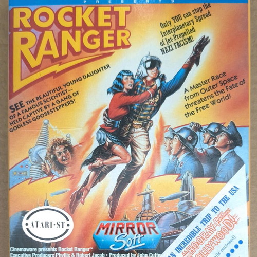Rocket Ranger Atari ST like new, complete in box