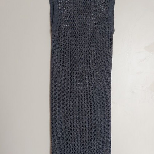 Knitted dress Humanoid medium gray like new, slim fit