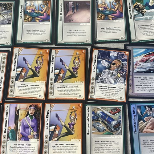Spycraft Collectible Card Game lot used, original AEG cards