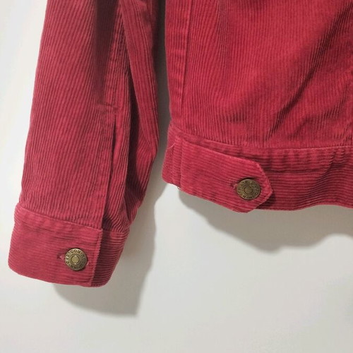 Corduroy jacket like new, red, size M