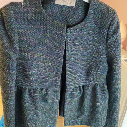 Uterque Blue Coat like new, size S