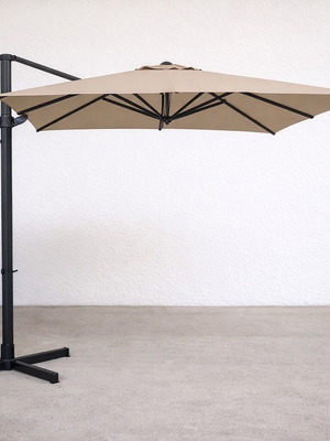 Roma 3x3m umbrella new, aluminum corner with crank system