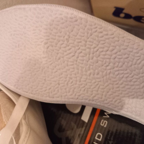 B&S white canvas shoes size 38