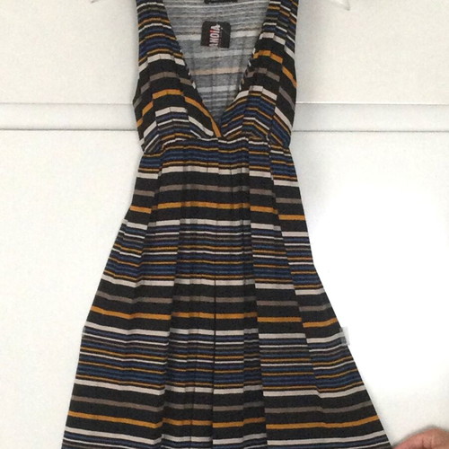 Striped midi dress Paranoia new, medium size, multicolor