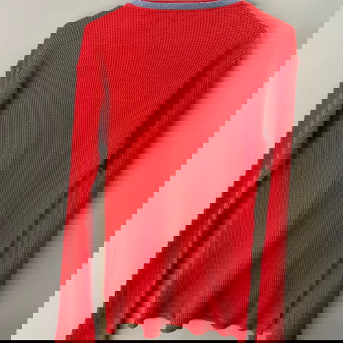 Armani Jeans Vintage мъжка червена блуза употребявана