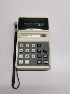 Vintage αριθμομηχανή National Panasonic PANAC JE-883 σαν καινούργιο (1975)