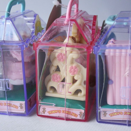 Teddy's Families bear figures set new, pack of 3