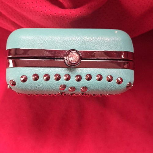 Handbag like new, turquoise