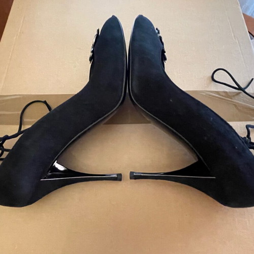 Branded Italian Pumps Size 38 Leather Suede