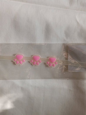 Collar new, glowing in the dark, silicone, 25cm