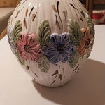 Handmade ceramic vase from the 70s used