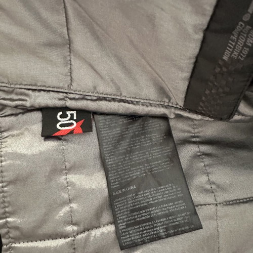 Dainese motorcycle jacket No50 used with removable inner lining and collar