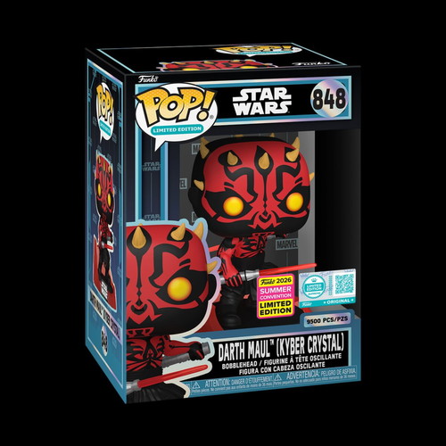 Funko Pop! Star Wars Darth Maul Kyber Crystal Limited Edition 9500pcs new