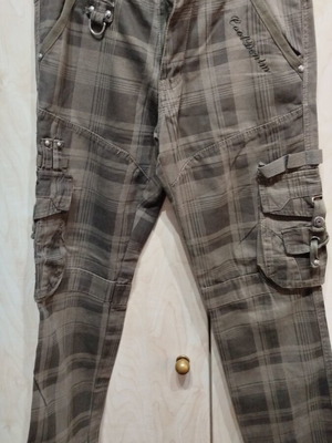 Gem's Fashion checkered cargo trousers for boys 12-13 years like new