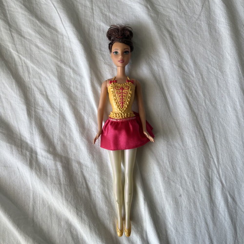 Disney Ballerina Princess Belle Doll Mattel, missing hair accessory