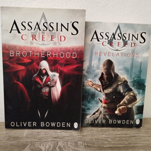Assassin's Creed books Brotherhood & Revelations by Oliver Bowden like new, English