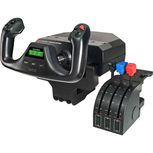 Logitech Yoke with Quadrant like new, compatible with simulators