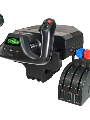 Logitech Yoke with Quadrant like new, compatible with simulators