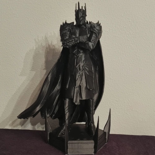 Sauron figure 3d print with PLA, new, 21cm height with base