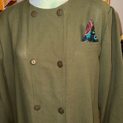 Vintage dress used, oil color, size L