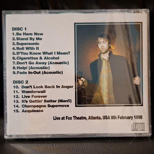 Oasis 5 x double CDs rare live fan recordings 1997-1998 like new