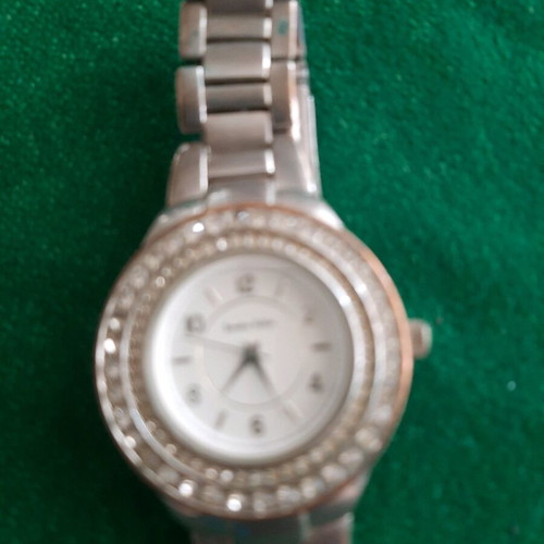 Sandra Fellini women's watch used silver with strass and metal bracelet