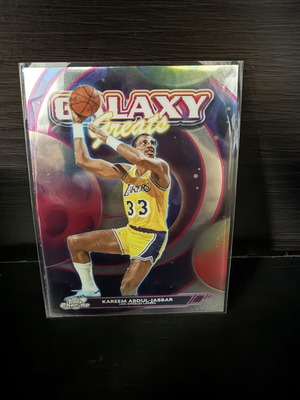 2025-26 Topps Cosmic Chrome Galaxy Greats Kareem Abdul-Jabar card used