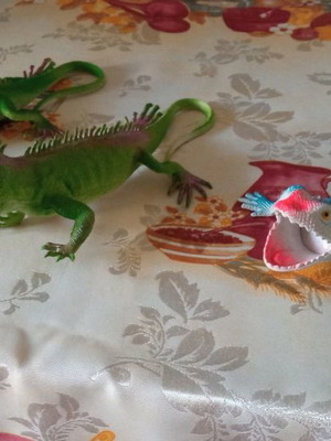 Lizards used, set of 3 pieces