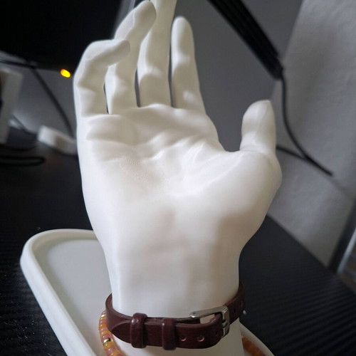 Jewelry organizing hand like new, plastic, white or black