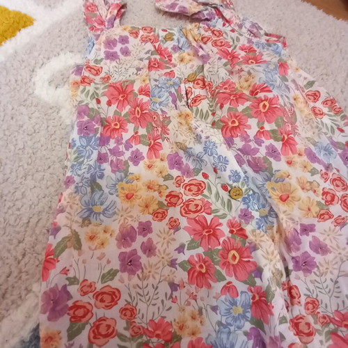 H&M Floral Girls' Jumpsuit 12-18M like new