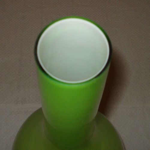 Large decorative green floor vase Leonardo like new