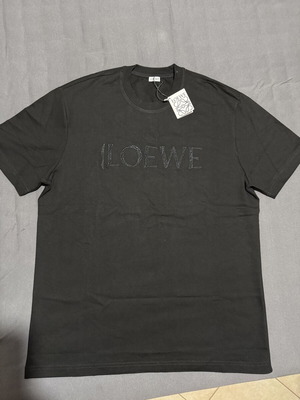 Loewe T-shirt, black, size L, new with tags