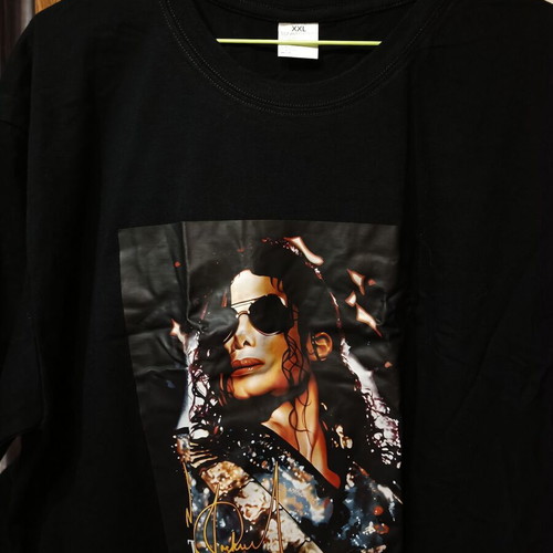 Michael Jackson collectible cotton t-shirt XXL black new