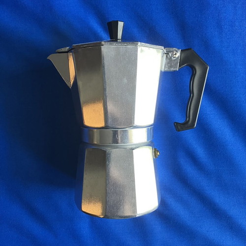 Aluminum stovetop espresso maker, 3-piece, 200ml