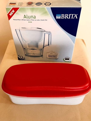 Tupperware microwave pasta maker new with Brita Aluna water filter jug gift