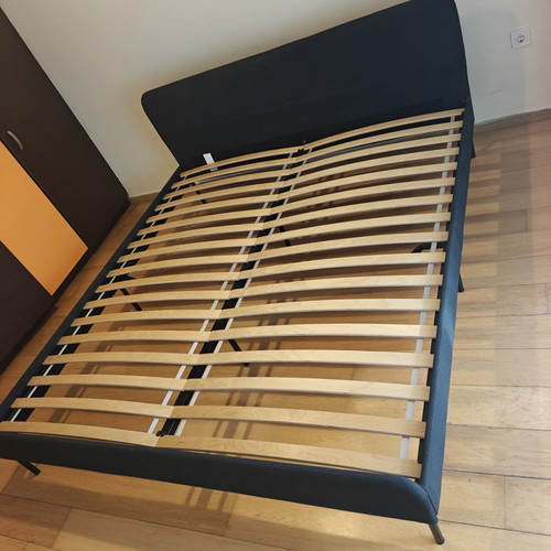 IKEA Slattum Bed 180x200 Anthracite Like New